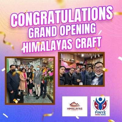 Inauguration of ' Himalayan Craft-HK ( Complete Arts & Craft Store) on 14th Dec, 2022 by FINYE-HK