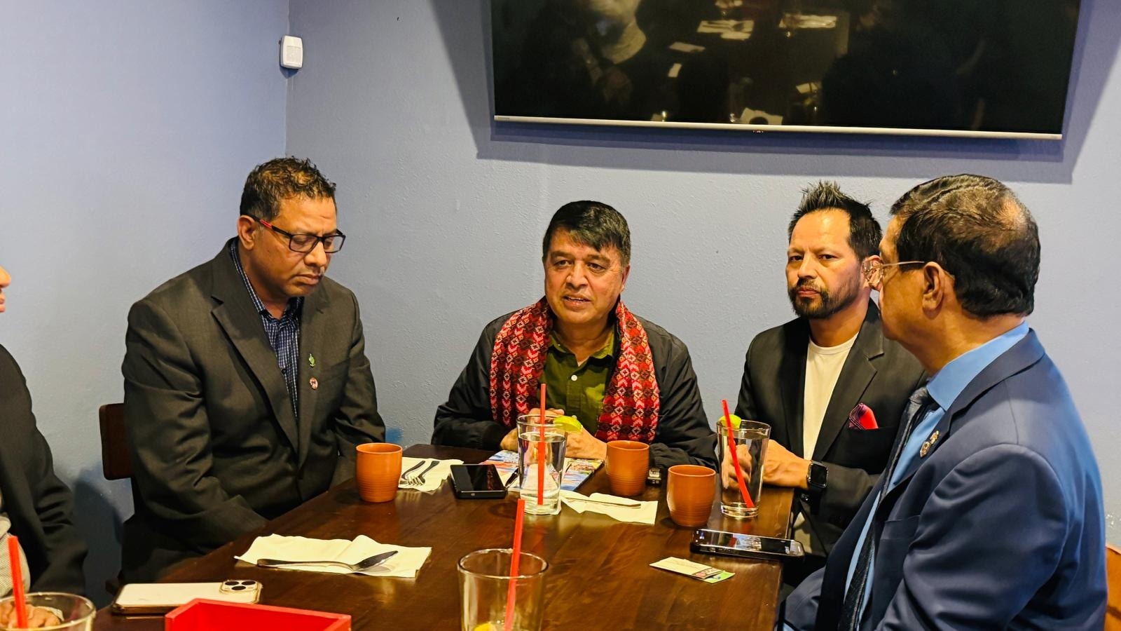 FINYE USA Special Meet & Networking Luncheon with Mr. Chandra Prasad Dhakal, President of FNCCI and Chairman of IME Group.