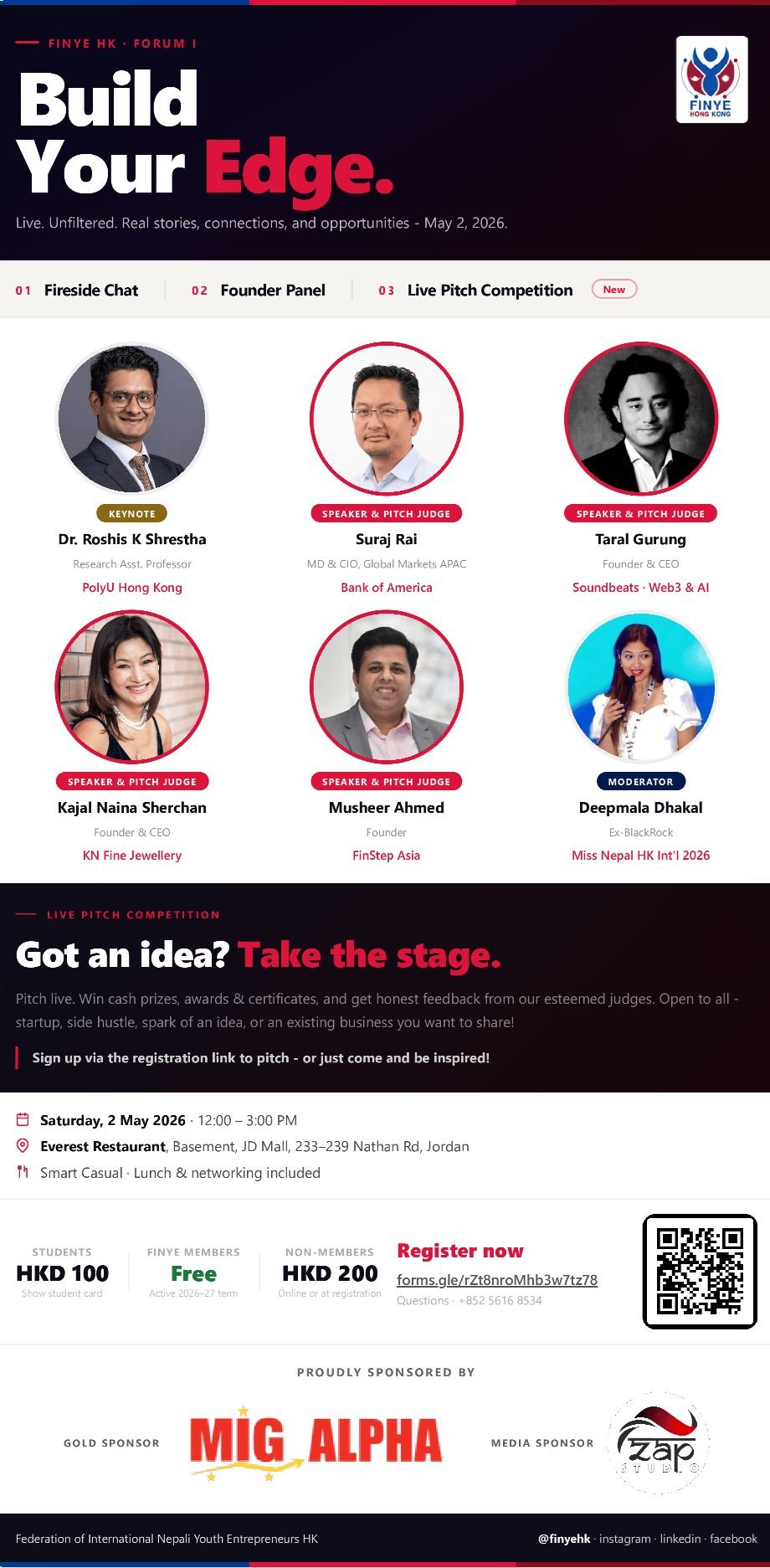 Build Your Edge — Forum I